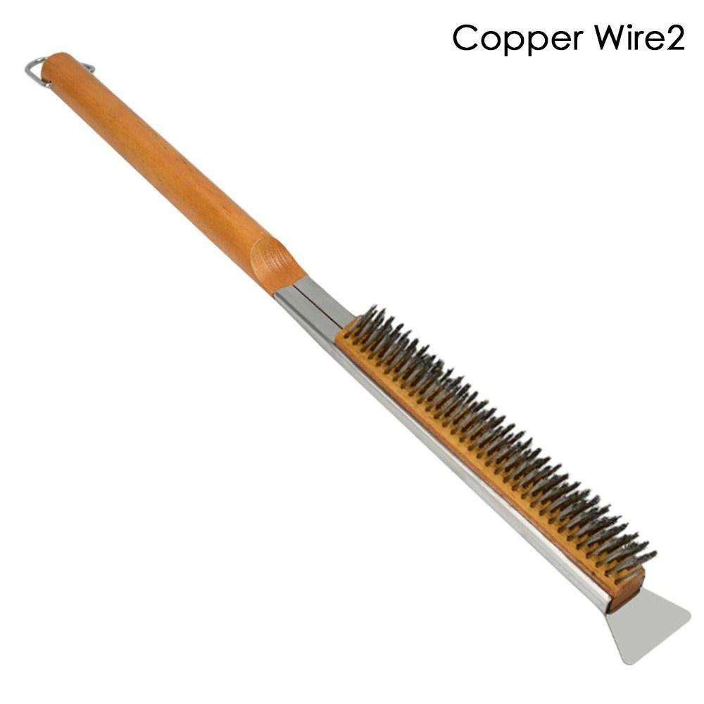 Dụng Cụ Cạo Bánh Pizza Chuyên Nghiệp Bằng Thép Không Gỉ Với Tay Cầm Dài|Bàn Chải Vệ Sinh Chuyên Dụng Chất Lượng