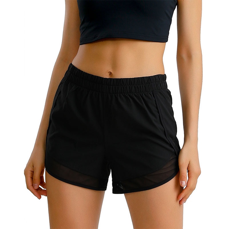 Quần Short Thể Thao Có Túi Khóa Kéo Thoáng Khí Mau Khô