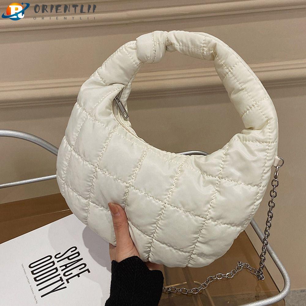 Túi Xách Tay Nữ Khoác Vai Họa Tiết Caro Thắt Nút Thời Trang