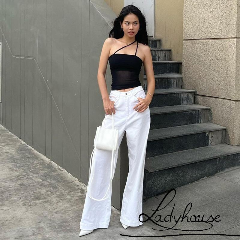 Áo Tank Top Hai Dây Màu Sắc Thời Trang Mùa Hè Sành Điệu Cho Nữ