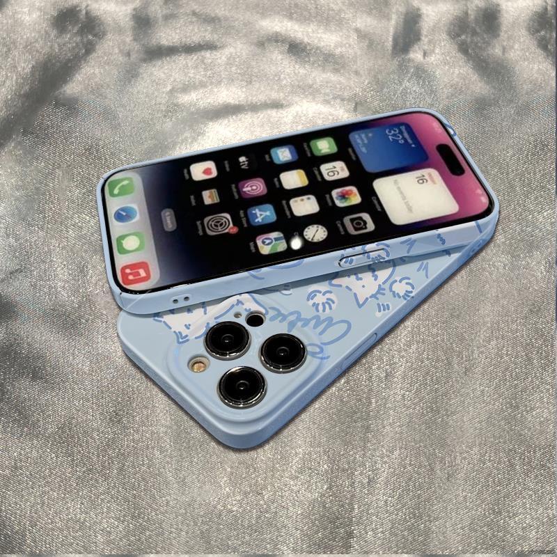 Ốp Điện Thoại Mềm Chống Sốc Hình Mèo Cho Iphone12 11 13 plus 6In 7814pro