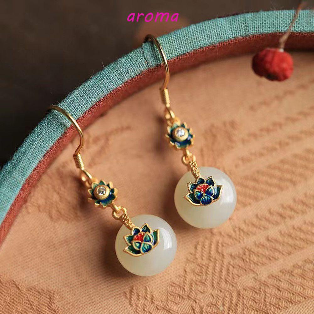 Bông Tai Hình Giọt Nước Phong Cách Trung Hoa Cổ Điển Thời Trang