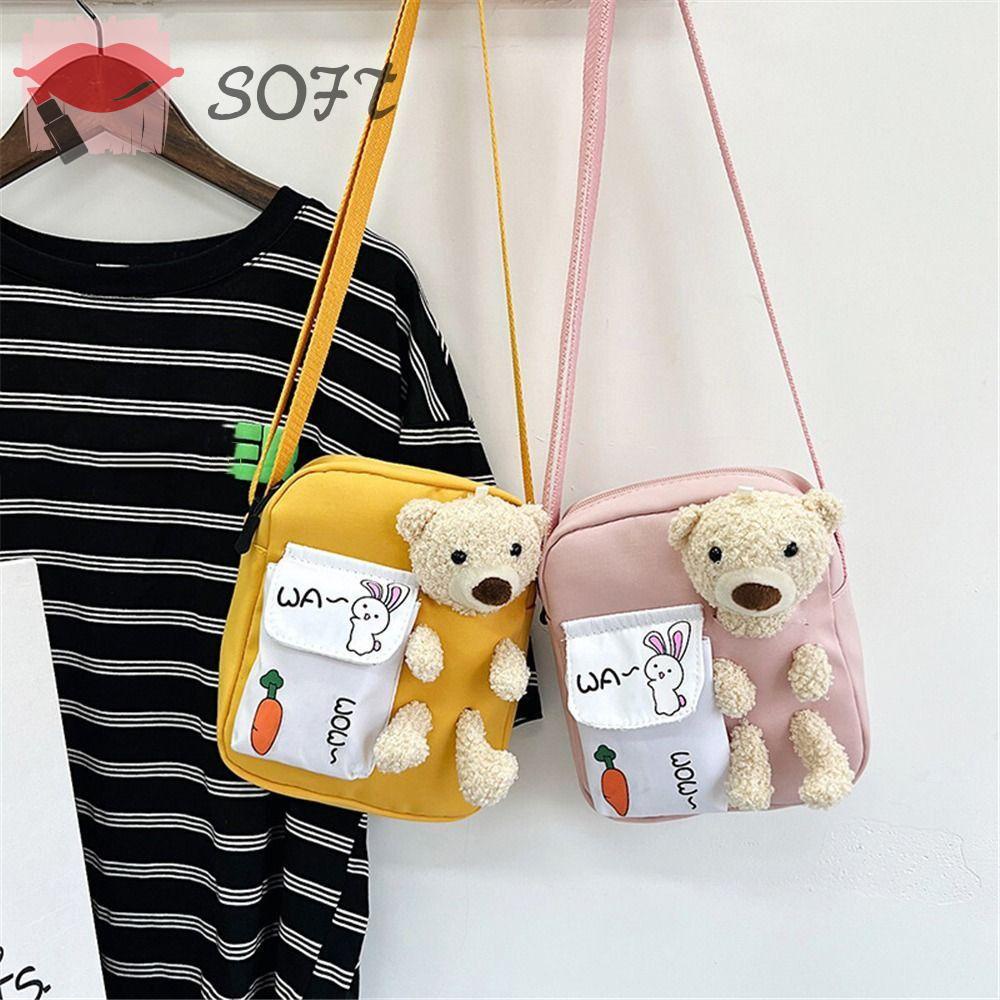 Túi Đeo Chéo Hình Gấu Bông Nhỏ Xinh Cho Bạn Gái