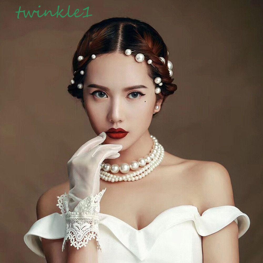 Trâm Cài Tóc Chữ U Đính Hoa Phong Cách Vintage Thanh Lịch Cho Nữ