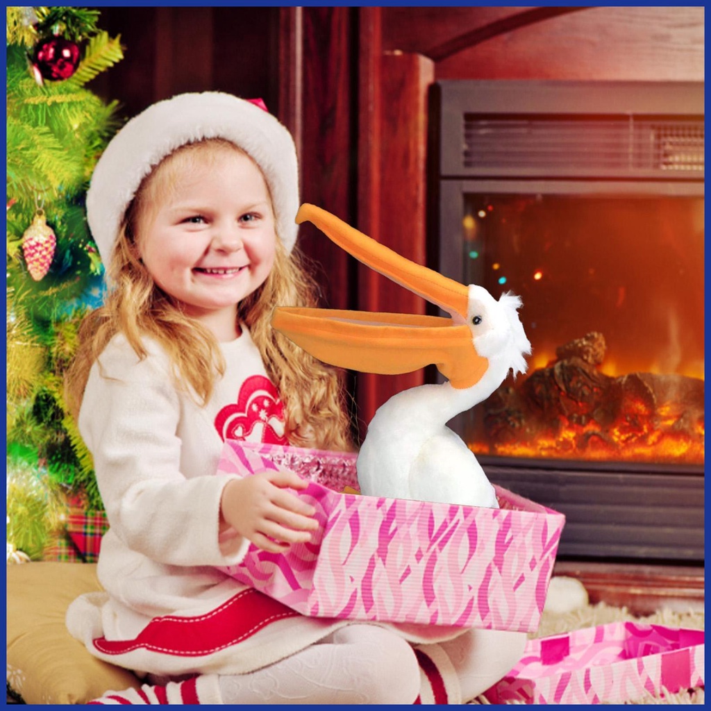 Đồ chơi nhồi bông Pelican 11.81in Mềm Mại Đáng Yêu Trang Trí Nội Thất