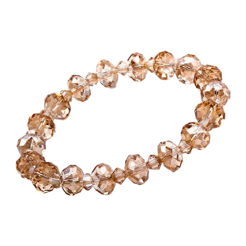 Vòng Tay Chuỗi Hạt Pha Lê Co Giãn Đơn Giản Thời Trang Cho Nữ