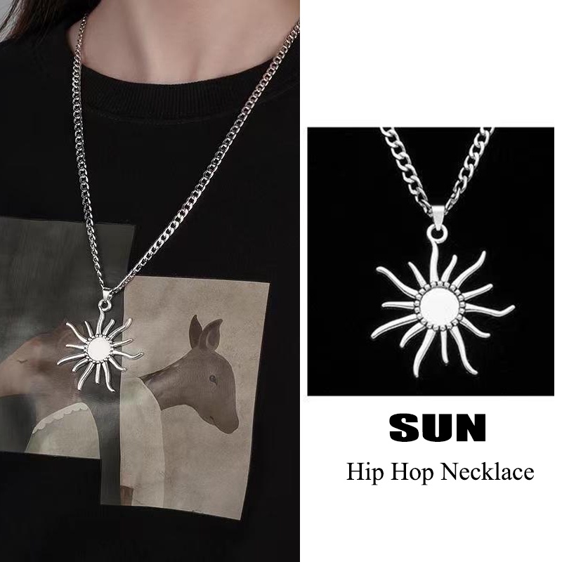 Vòng cổ Hình Mặt Trời Phong Cách Hip Hop Thời Trang Cho Nam Và Nữ