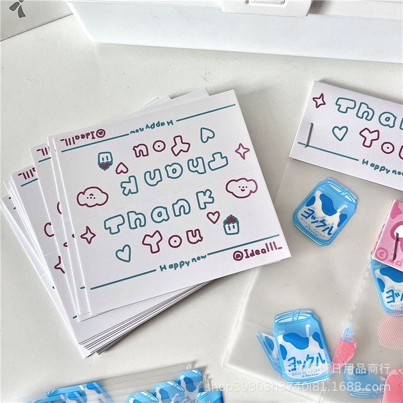 Set 10 Tấm Thẻ Ảnh Họa Tiết Graffiti Dễ Thương Dùng Làm Quà Tặng