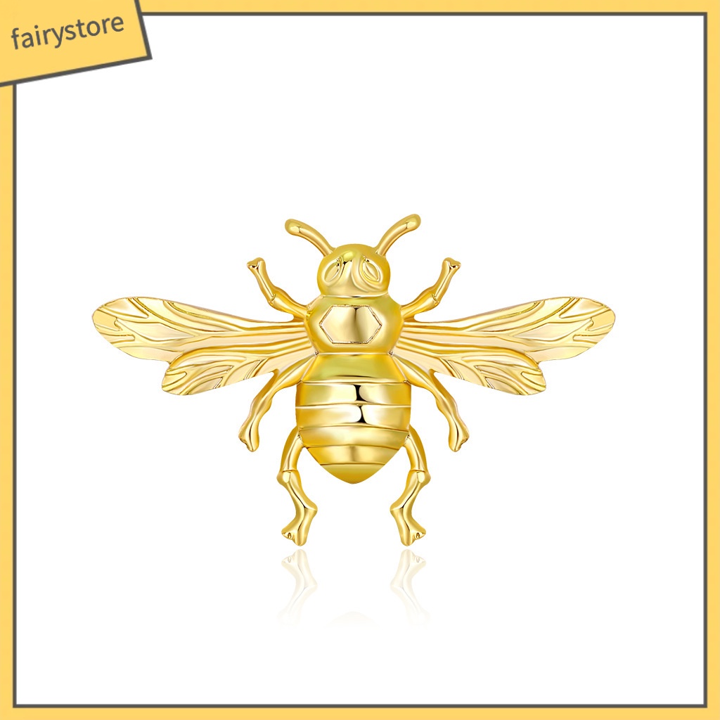 Ghim Cài Áo Hình Con Ong Bằng Hợp Kim Phong Cách Retro