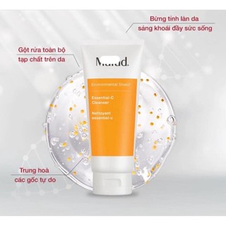Sữa rửa mặt sáng da Murad 60ML nobox + 6% shopee
