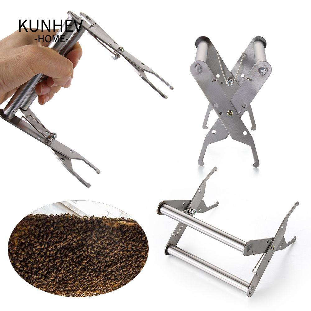 KUNHEV Giá Đỡ Hỗ Trợ Bắt Ong Bằng Thép Không Gỉ Tiện Lợi Dành Cho Làm Vườn