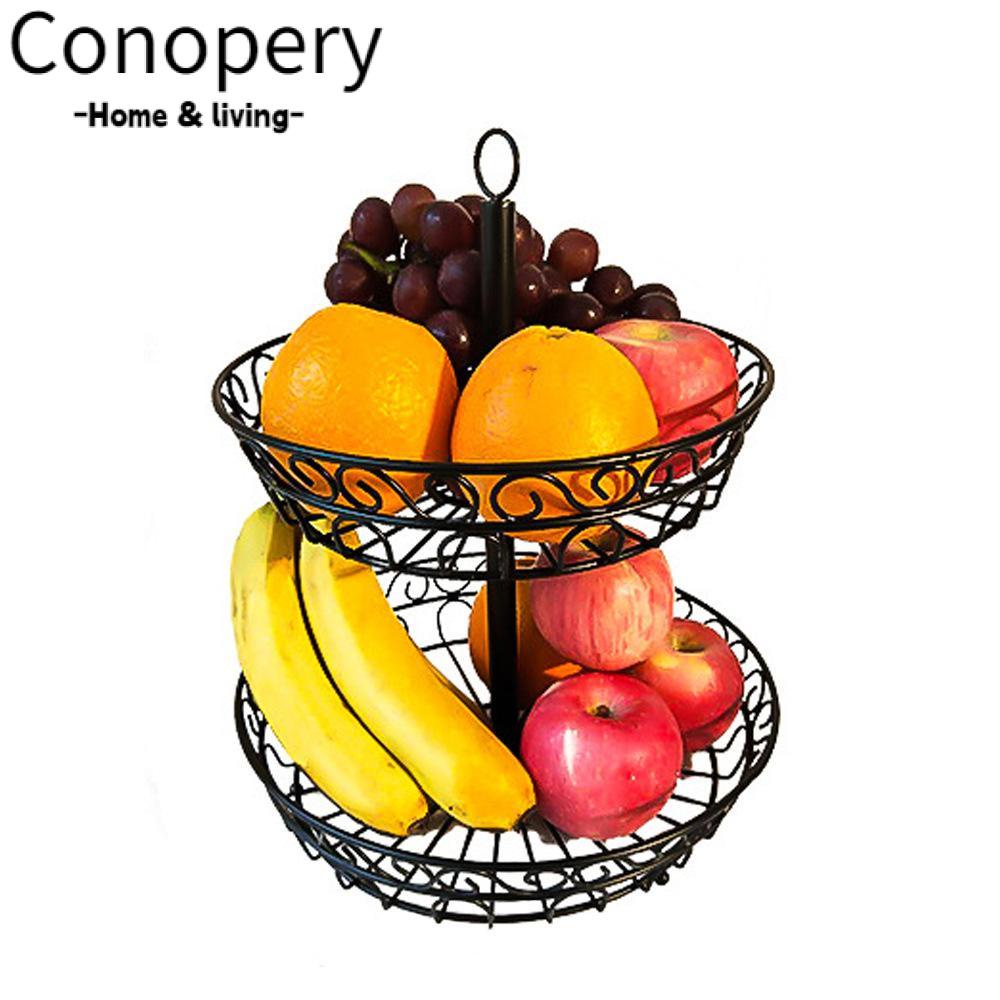 CONOPERY Giá Đỡ Rau Củ Quả Có Tay Cầm Siêu Bền Tiện Dụng Cho Nhà Bếp