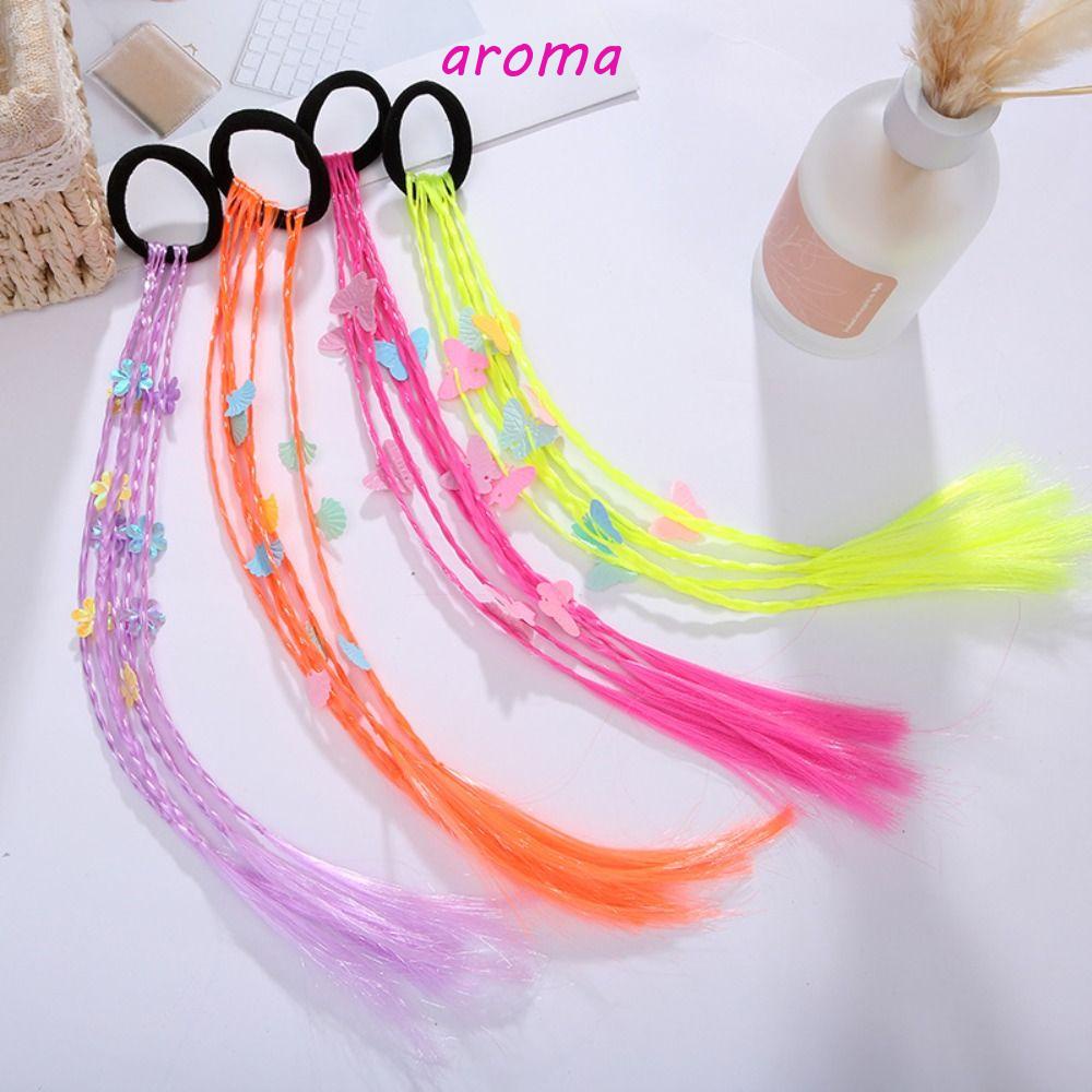 Bím Tóc Giả Mềm Co Giãn Lấp Lánh Dành Cho Bé Gái