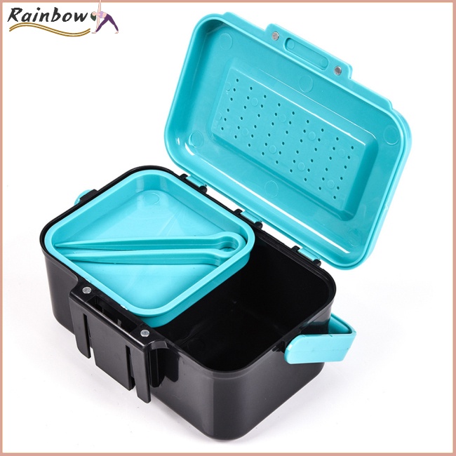 Hộp Đựng Mồi Câu Cá Dày Dặn Thoáng Khí Sức Chứa Lớn