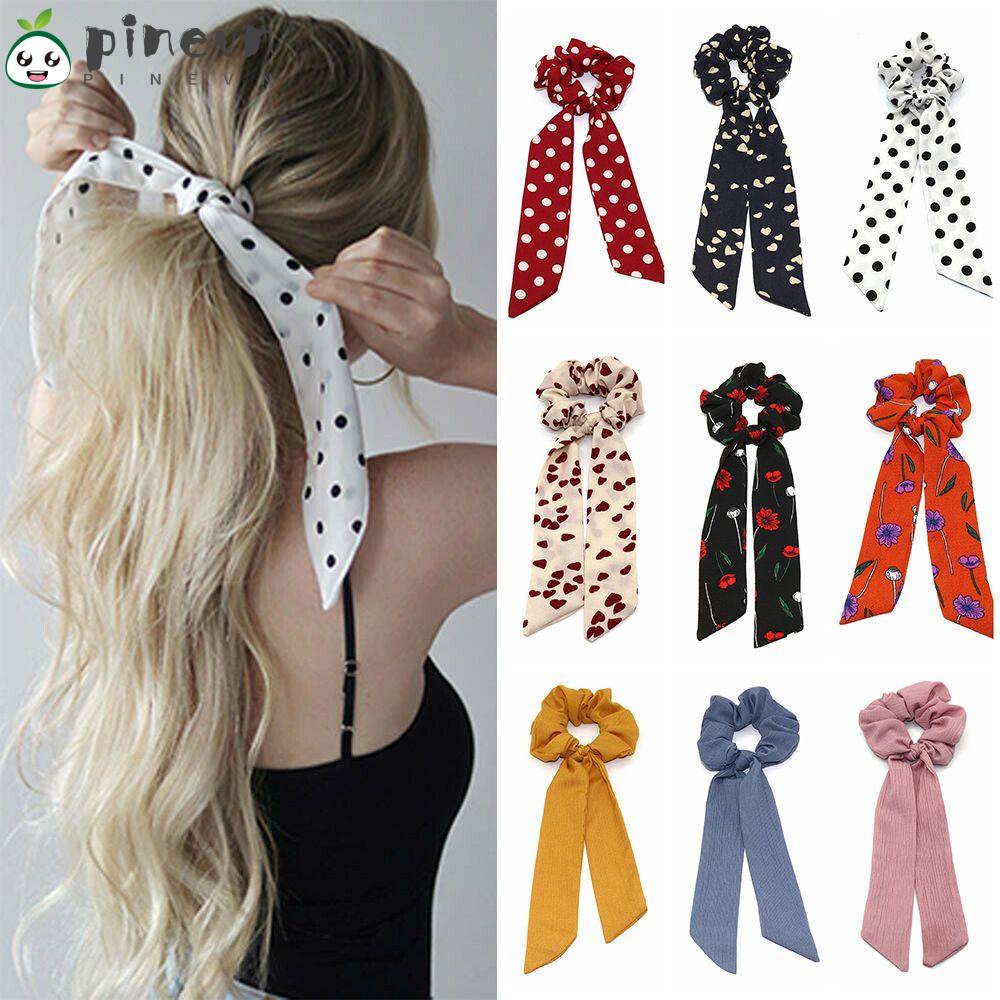 PINEVN Dây Buộc Tóc Hình Nơ Ruy Băng Thời Trang