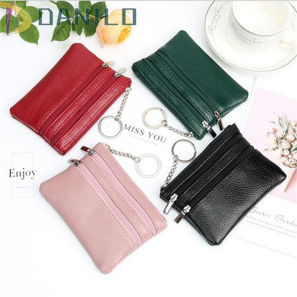 DANILO Ví Da Cầm Tay Khóa Kéo Thời Trang Cho Nữ
