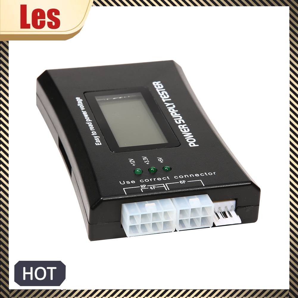 Dụng Cụ Kiểm Tra Nguồn Điện 20 / 24 Pin Với Màn Hình LCD Kỹ Thuật Số