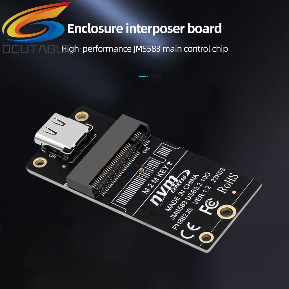 Thẻ Chuyển Đổi NVME M.2 Sang Type-C SSD 10Gbps Hỗ Trợ 2230 2242 2260 2280