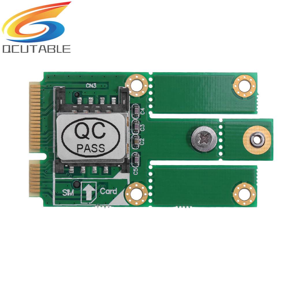 Thẻ Chuyển Đổi M.2 NGFF B Key Sang Mini PCI-E Kèm Khe SIM