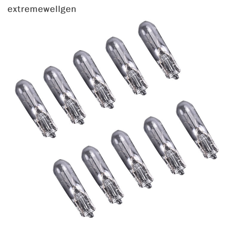 Bộ 10 Bóng Đèn Kính 12V 1.2W T5 Chất Lượng Cao