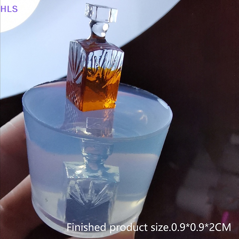 Mô Hình Chai Rượu DIY Mini Bằng Silicone 1: 12 Trang Trí Nhà Búp Bê