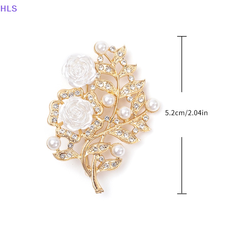 Ghim Cài Áo Hình Hoa Đính Ngọc Trai Chống Ánh Sáng Thời Trang Cho Nữ