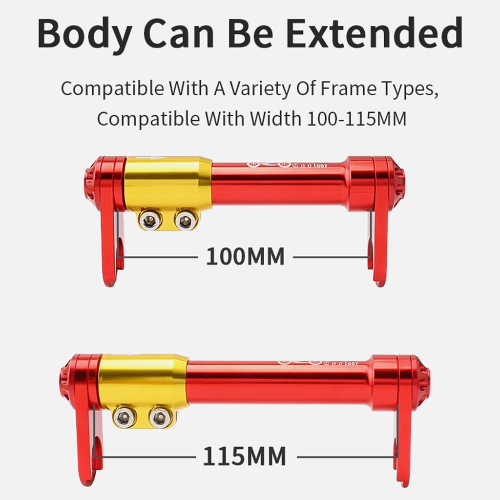 Thanh Nối Dài Bánh Xe Đạp Dễ Dàng Gấp Mở