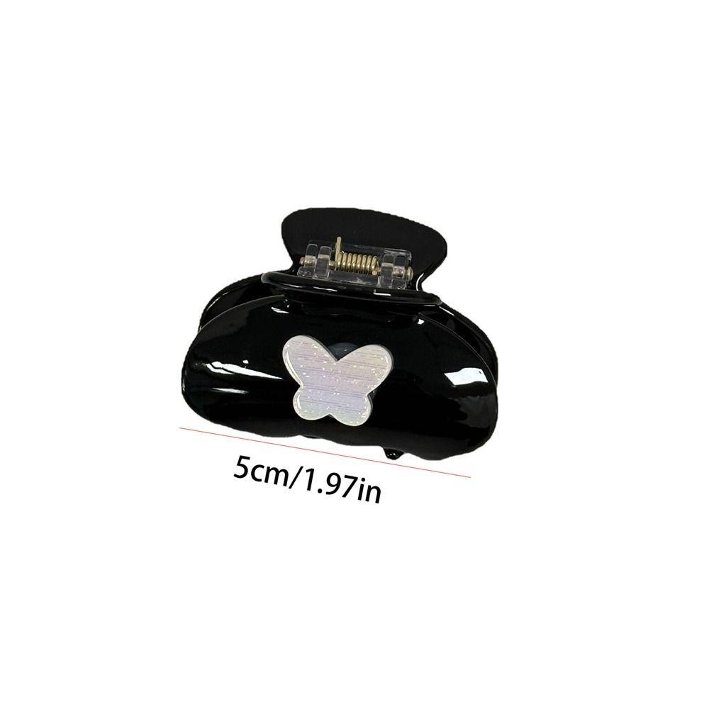 Star Hair Clip, Black Hair Claw, Korean Style