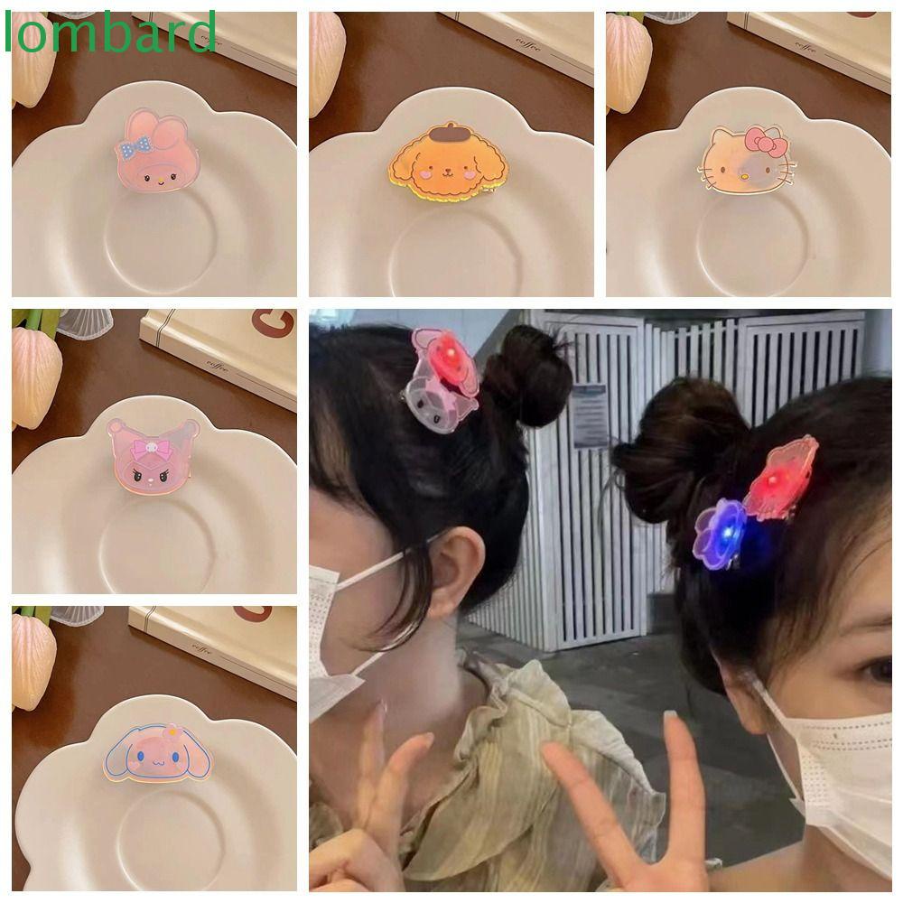 Kẹp Tóc Hình Mèo Kitty Melody Kuromi Hoạt Hình Dễ Thương Cho Nữ