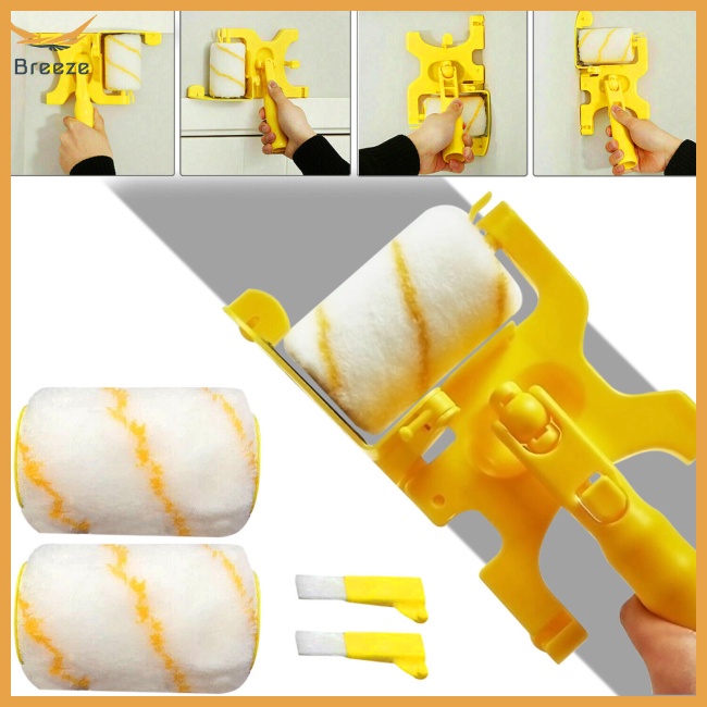 Bàn Chải Lăn Sơn Cắt Cạnh Với Tay Cầm Xoay Đa Năng An Toàn Tháo Gỡ Dễ Dàng