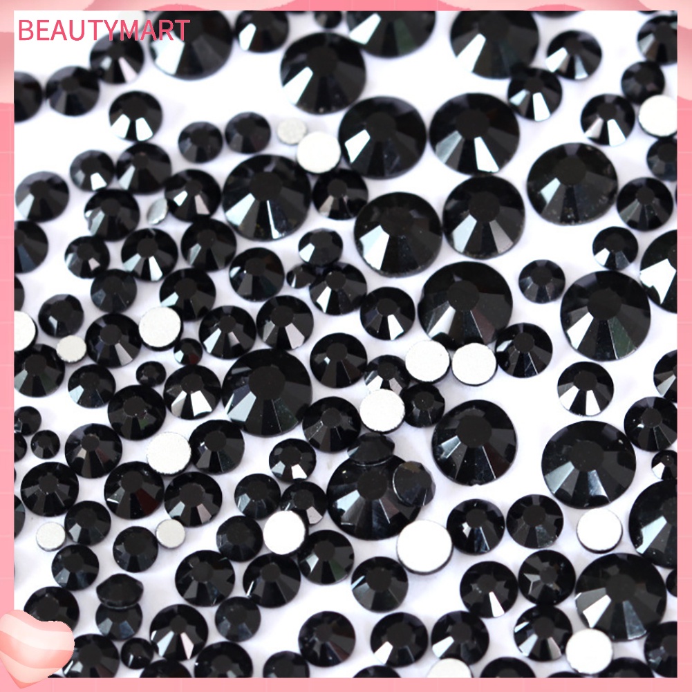 Hạt Đá Đen Lấp Lánh Dùng Trang Trí Móng Tay Nghệ Thuật DIY