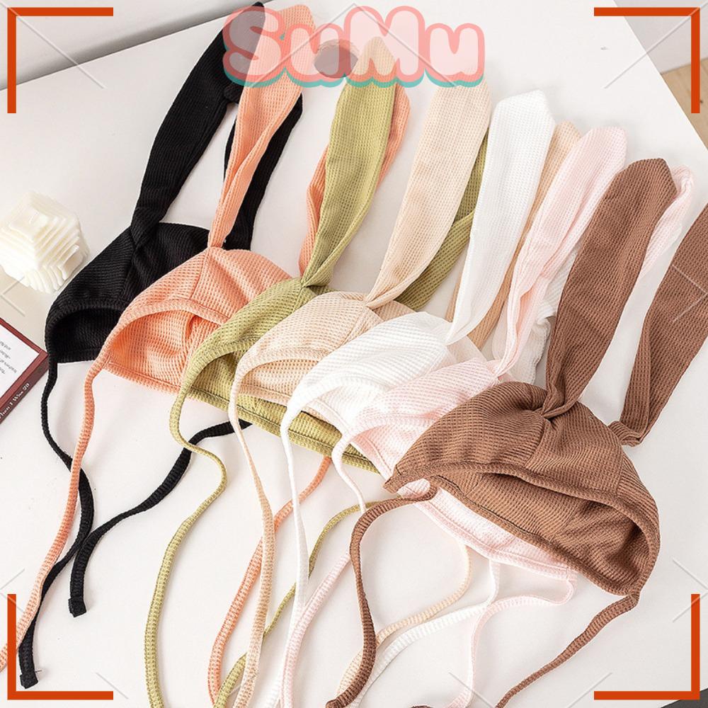 Mũ Tai Thỏ Chất Liệu Cotton Giữ Ấm Dễ Thương Cho Bé 0-2 Tuổi