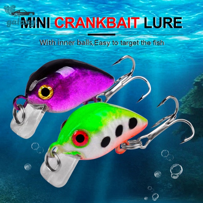 Galaxy Set Mồi Giả Nhử Cá 3cm 1.5g Bằng Nhựa Gắn Kèm Móc Câu Tiện Dụng