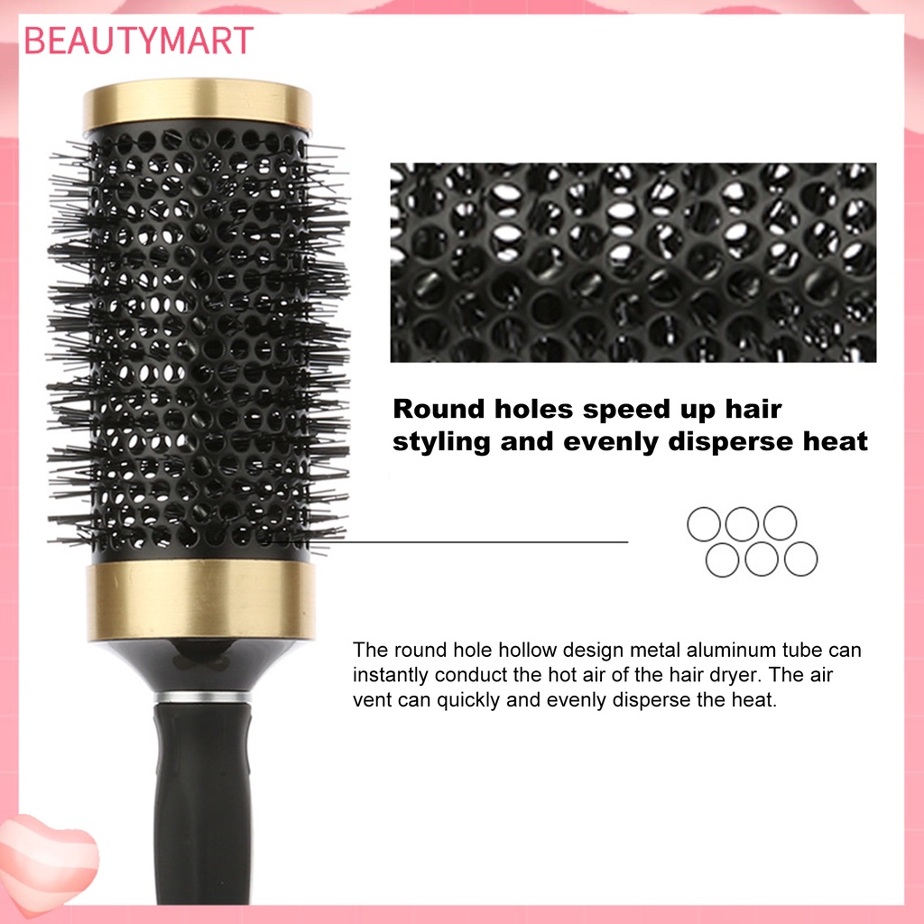 Lược Chải Tóc Xoăn Chống Tĩnh Điện Tay Cầm Nhựa Thoải Mái An Toàn