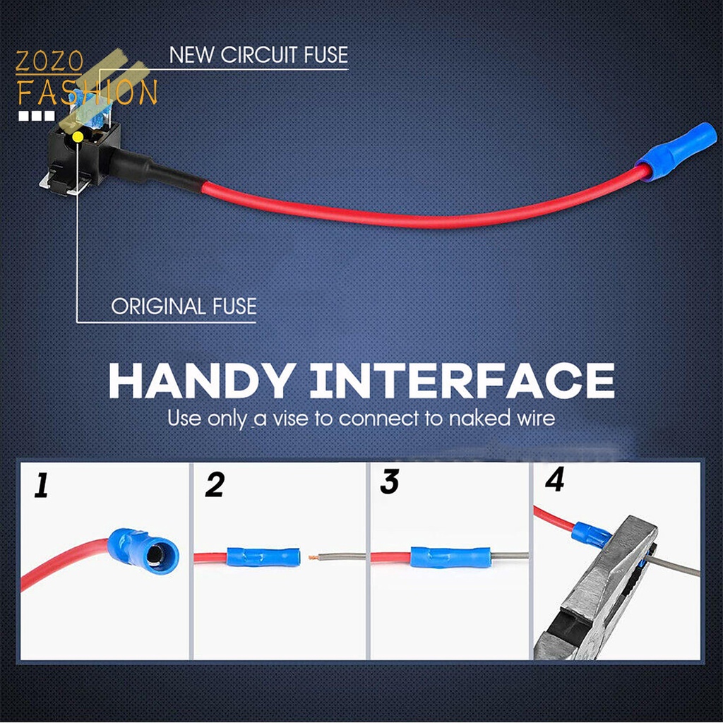 Set 5 Giá Đỡ Cầu Chì Mini An Toàn Tiện Dụng Cho Xe Hơi