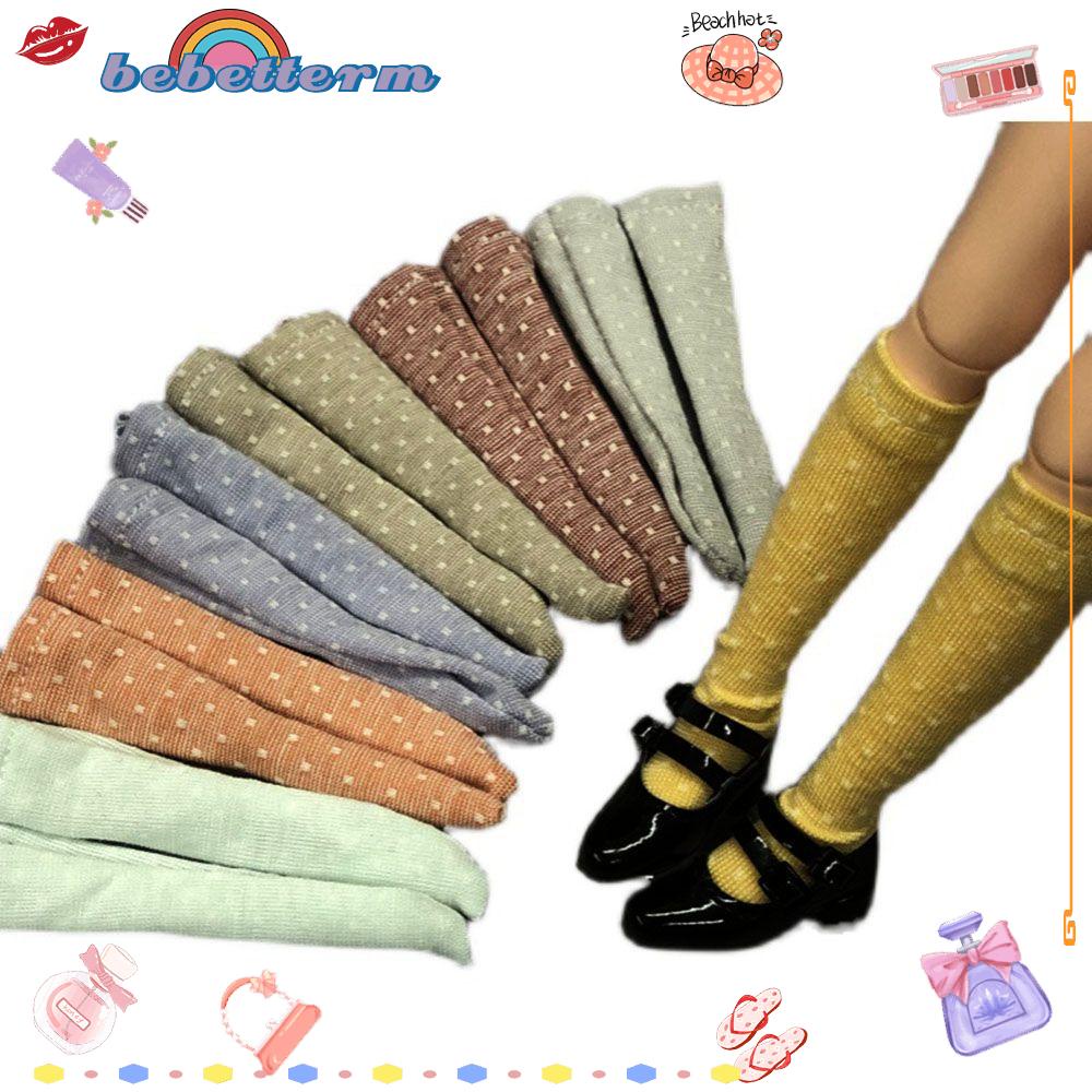 BEBETTERM 1 Đôi Tất Ren Thời Trang Cho Búp Bê