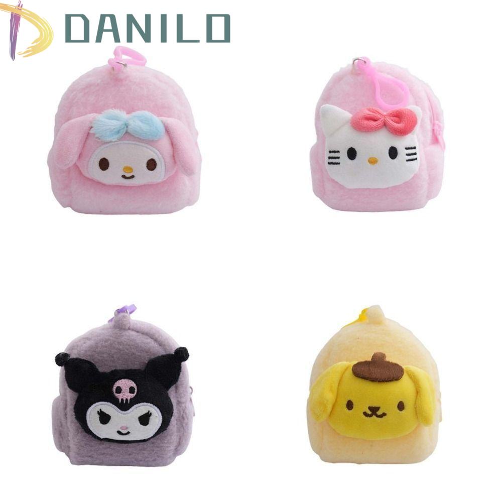 Túi Bông Kuromi Kuromi Dễ Thương Sức Chứa Lớn Trang Trí Móc Khóa Cho Nữ