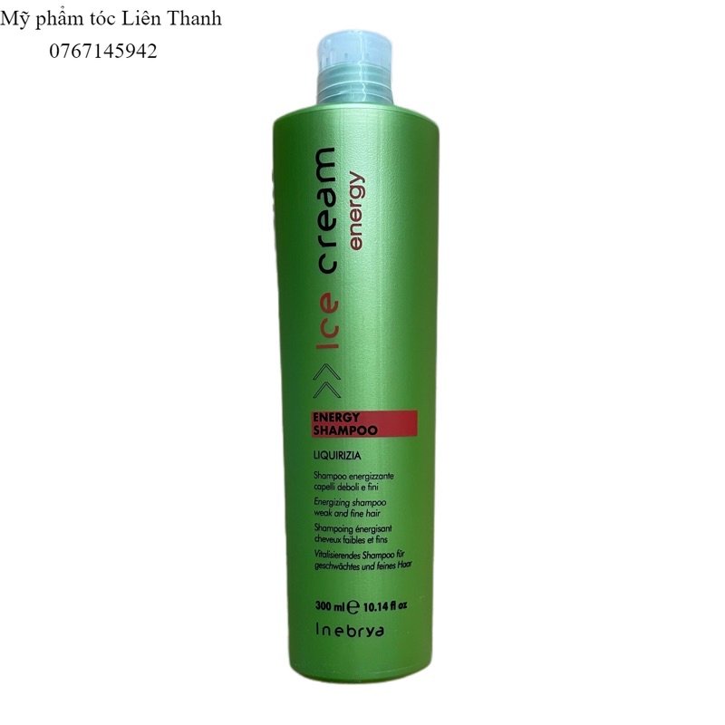 Dầu gội chống rụng tóc Inebrya Energy - Anti Hair Loss Shampoo 300ml-100ml(new)