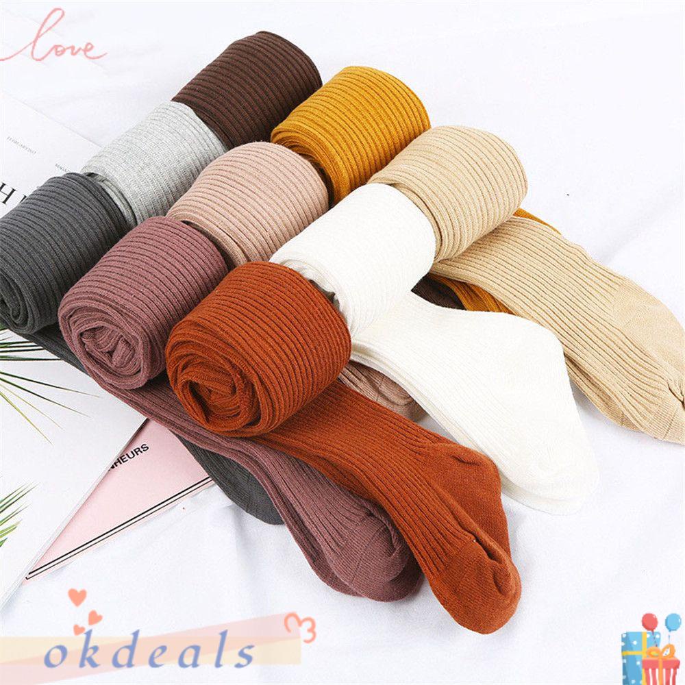 OKDEALS Quần Tất Cotton Xinh Xắn Cho Bé 0-4 Tuổi