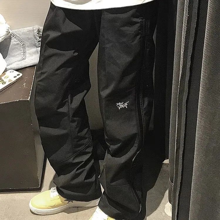 ARCTERYX 2023 spring and autumn functional sports pants outdoor zipper quick-drying Rush pants men's and women's American high street micro-bar overalls