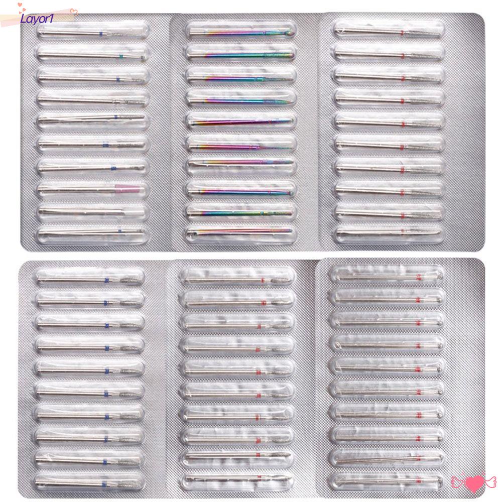 LAYOR1 Bộ 10 Đầu Mài Móng Tay Loại Bỏ Da Chết