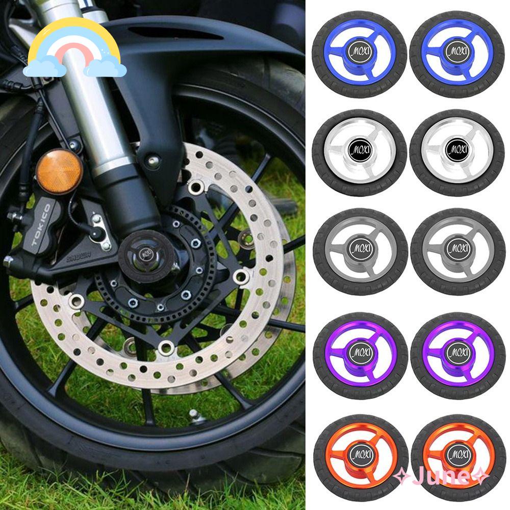 JUNE Bộ 2 Phụ Kiện CNC Chống Rơi Chuyên Dụng Cho Xe Mô Tô