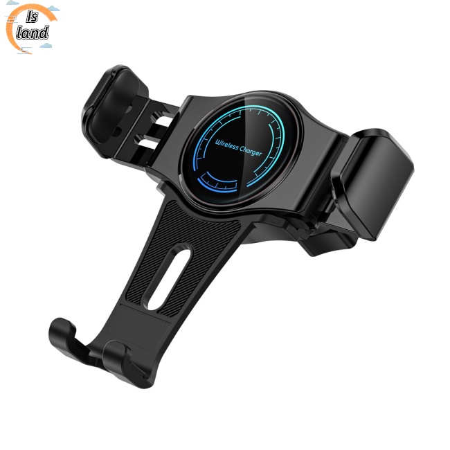 Giá Đỡ Điện Thoại Kiêm Sạc Nhanh Không Dây 15w T3 Mini Cảm Ứng Chạm Gắn Lỗ Thông Gió Xe Hơi