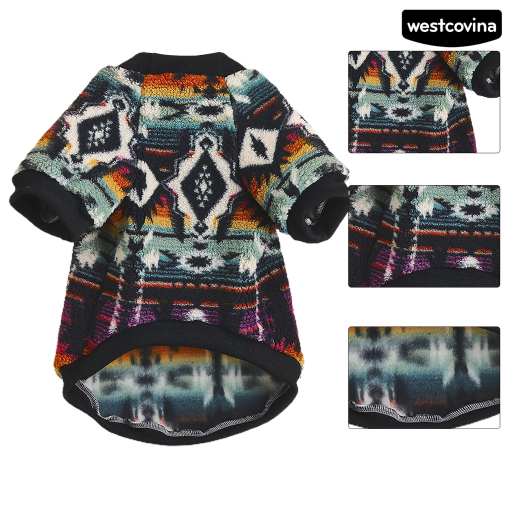 [COD]♞Áo Sweater Bằng Polyester Trong Suốt Họa Tiết Dệt Sành Điệu Cho Thú Cưng