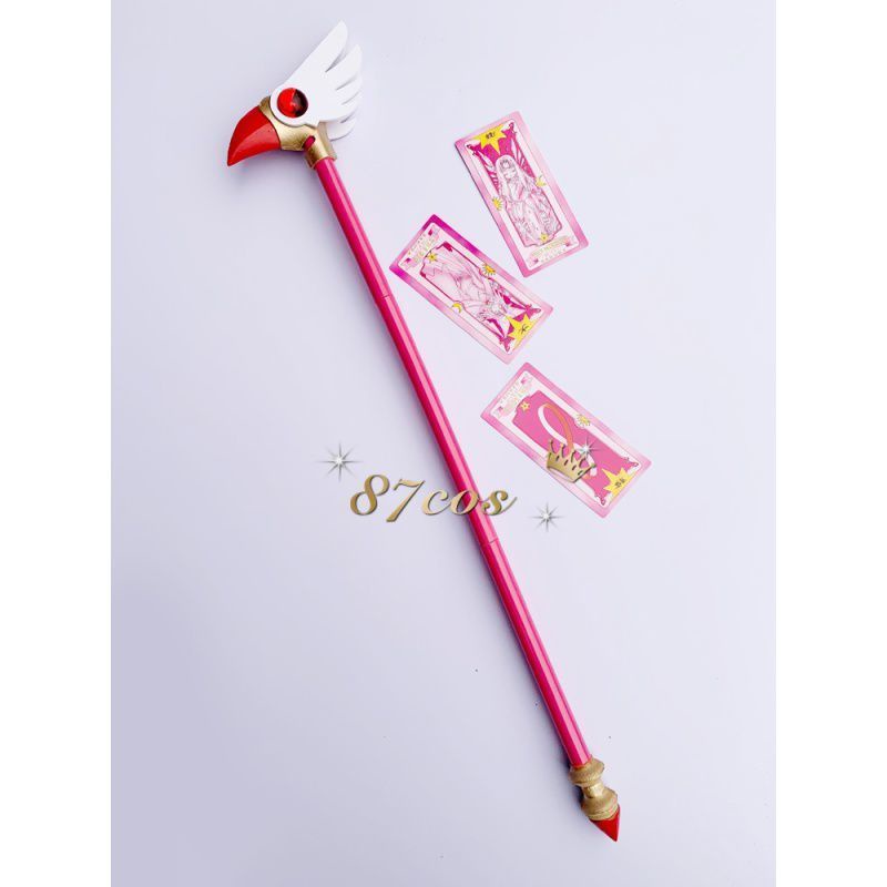 Gậy Phép Thuật Hóa Trang Sakura Kinomoto Sakura Nhiều Kiểu Dáng Có Sẵn Miễn Phí Thẻ Bài Ma Thuật