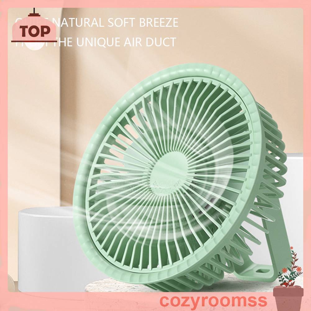 Quạt Làm Mát 3 Tốc Độ 1200mAh Để Bàn Yên Tĩnh Có Thể Gập Lại Cho Nhà Bếp Xe
