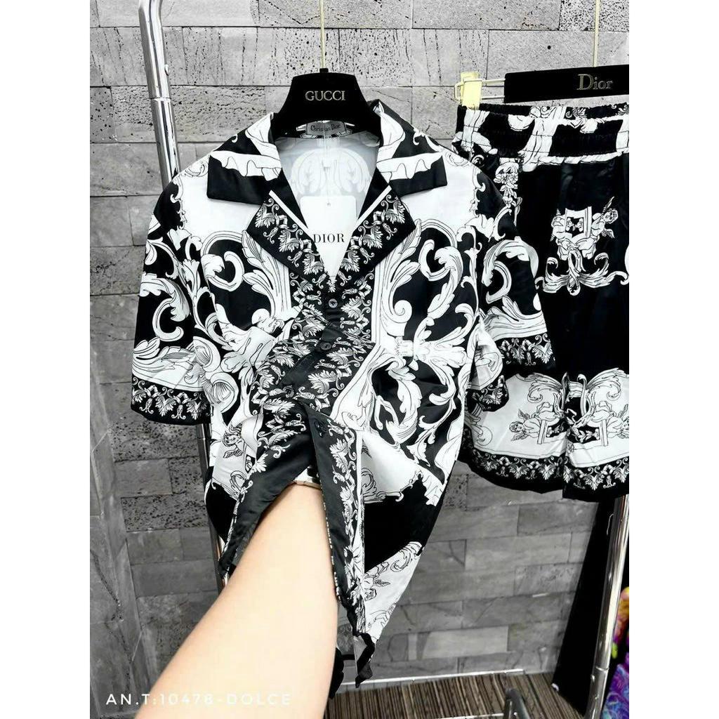 Beautiful men's pajamas - New 2023 （Không bao gồm quần short）