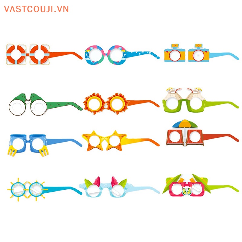 Mắt Kính Giấy Chủ Đề Biển Mùa Hè Độc Đáo