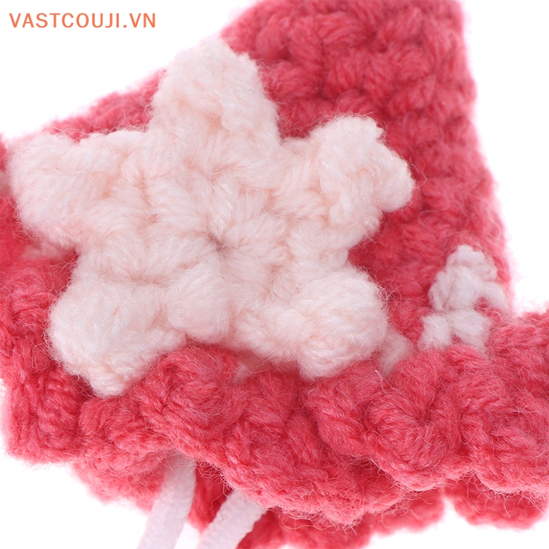 1 Mô Hình Mũ Đan Len Mini Hình Động Vật Dễ Thương Trang Trí Nhà Búp Bê 1: 12