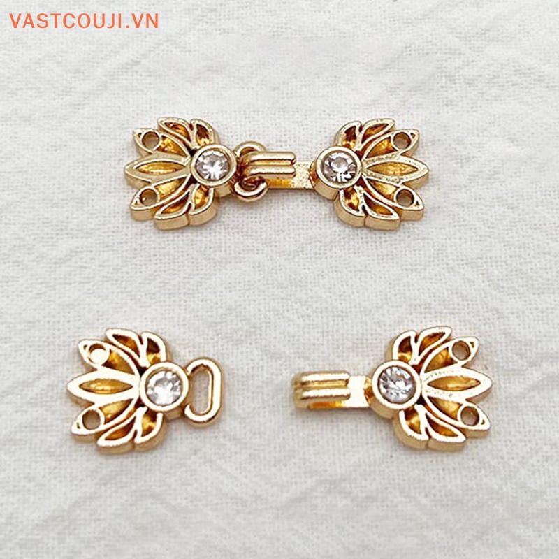 Vastji Nút Cài Áo Bằng Kim Loại Phong Cách Hanfu Tang Cổ Điển DIY